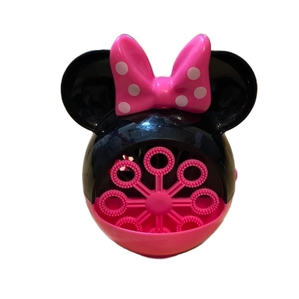 Disney Minnie Mouse Bubble Maker Kids Toy Pink Black
